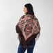 Платок украинский с тороками "Пион" 110х110 см (коричневая) П11040-13 фото 3