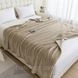 Покривало велюрове однотонне Comfort (бежеве) 200х150 см 102615-1 фото 4