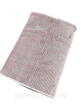 Рушник банний великий мікрофібра Зебра (рожевий) 160х80 см. 540-4 фото